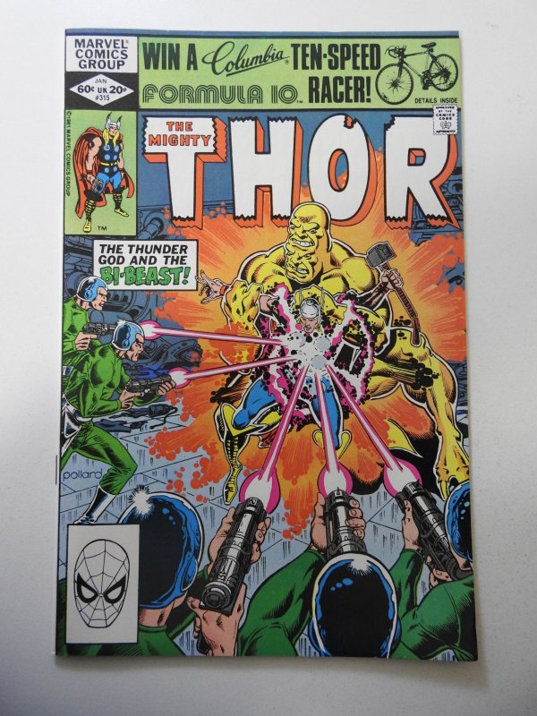 Thor #315 (1982) VF Condition