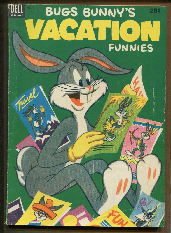 Dell Giant Bugs Bunny Vacation Funnies #226 - Porky Pig - 1953 (Grade 5.0)