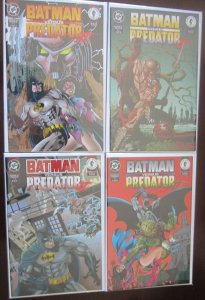 Batman vs Predator Comics Set # 1 - 4 - 8.0 VF - 1994