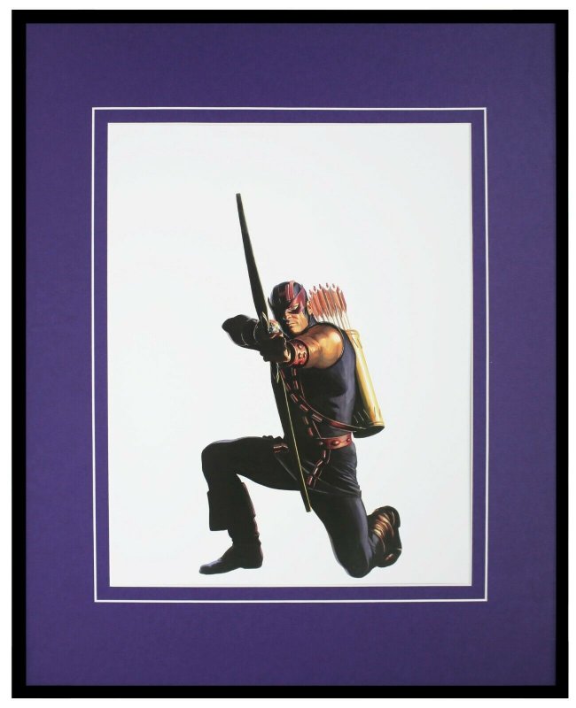 Hawkeye Framed 16x20 Alex Ross Official Marvel Poster Display Avengers