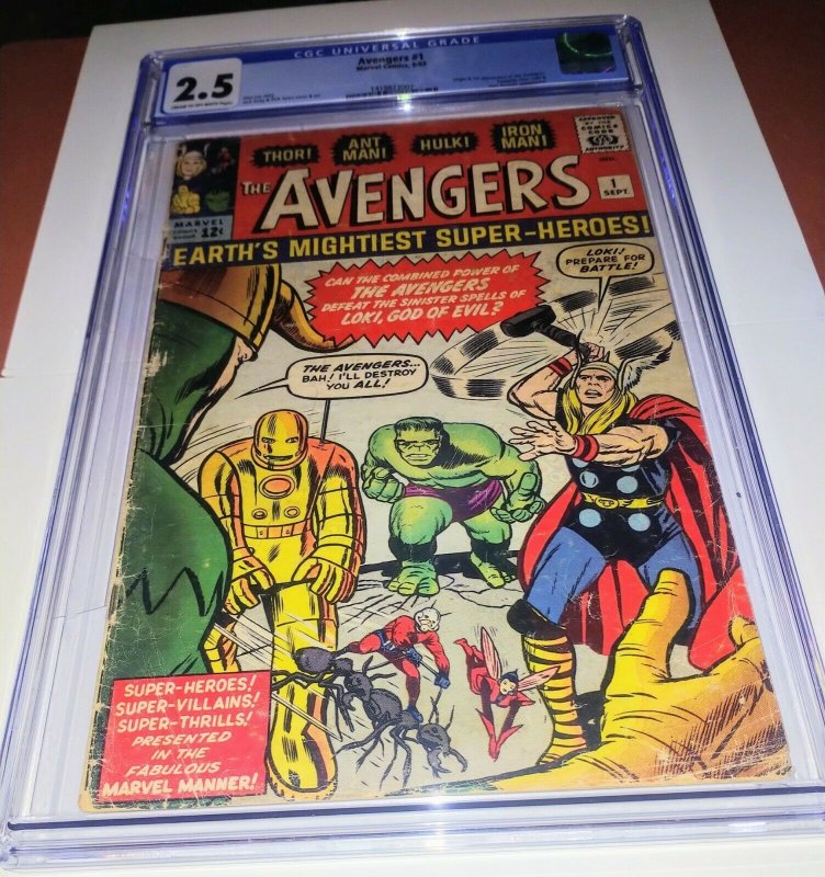 Avengers 1 CGC 2.5