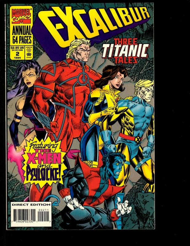 10 Excalibur Marvel Comics # 124 125 FB 1 Annual 1 2 + Mojo + SP + Vs Xmen+ JF26