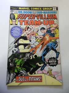 Super-Villain Team-Up #4 (1976) VG Condition moisture stain bc MVS intact