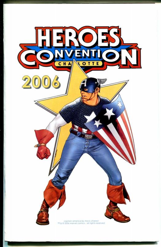 Heroes Convention Program Book 2006-Captain America-FN/VF