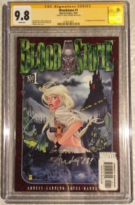 1ST ELSA BLOODSTONE! #1 CGC 9.8 NM+/M SIGNED Werewolf by Night MCU Andy Lanning