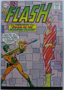 Flash #126 (Feb 1962, DC), VFN condition, Flash versus Mirror Master