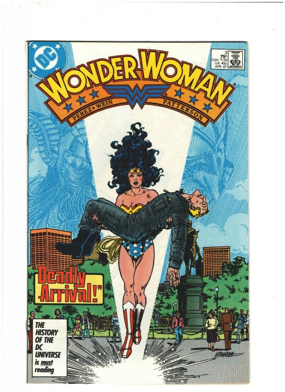 Wonder Woman #3 NM- 9.2 DC Comics 1987 George Perez
