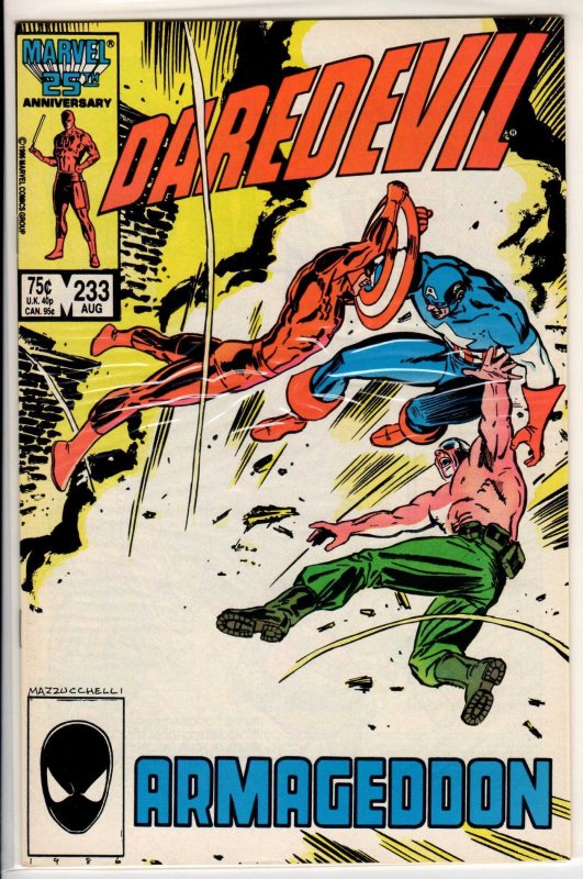 Daredevil #233 Direct Edition (1986) 9.0 VF/NM