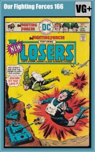 Our Fighting Forces 166 (1976) VG+ Bronze Age DC War Comics