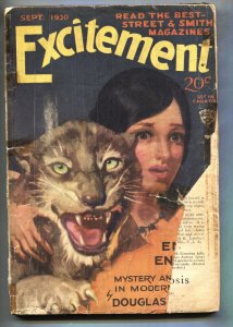 Excitement September 1930-Street and Smith pulp magazine-SCARCE