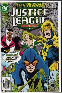 Justice League America #67 (1992) Blue Beetle