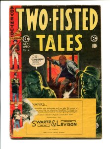 Two-Fisted Tales #41 - Jack Davis Cover/S & L Give-away (1.0/1.5) 1955