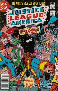 Justice League of America #192 (Newsstand) FN ; DC | George Perez Red Tornado Or
