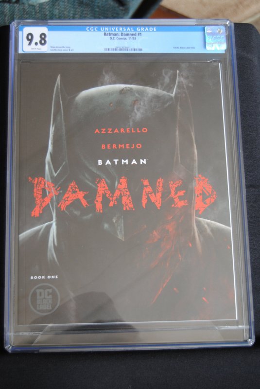 Batman Damned Book One. 9.8  HOT!!!