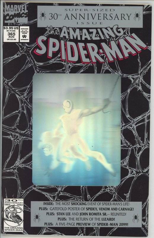 Amazing Spider Man #365 (1963) - 9.6 NM+ *1st App Miguel O'Hara Spider-Man 2099*