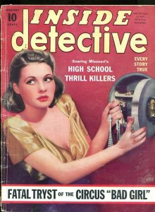 INSIDE DETECTIVE-01/1941-THRILL KILLERS-FATAL TRYST-HYPNOTIC SLAYER G