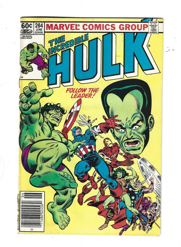 The Incredible Hulk #284 (1983) abc