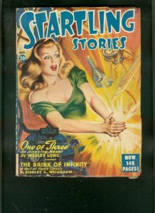 STARTLING STORIES-MAR 1948-SPICY HEADLIGHT PULP COVER   VG/FN