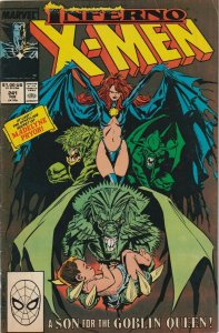 The Uncanny X-Men #241 (1989) Marvel Comics Inferno A Son For The Goblin Queen