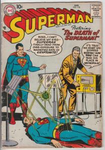 Superman #118 (Jan-58) VG+ Affordable-Grade Superman, Jimmy Olsen,Lois Lane, ...