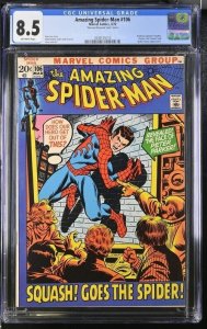 AMAZING SPIDER-MAN #106 CGC 8.5 NATIONAL DIAMOND SALES INSERT JOHN ROMITA