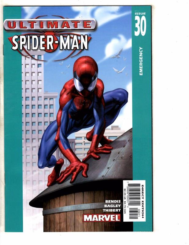 Lot Of 7 Ultimate Spider-Man Marvel Comic Books # 28 29 30 31 32 39 48 J261 