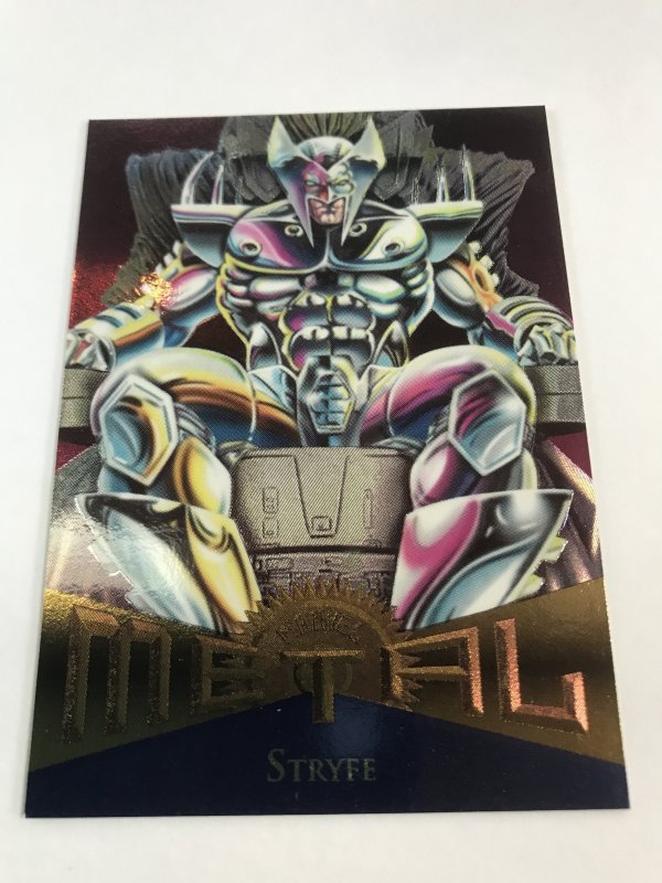 STRYFE #121 card : Marvel Metal 1995 Fleer Chromium; NM/M Avengers, base