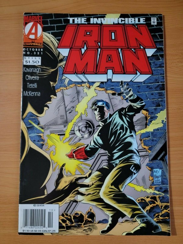 Iron Man #321 Scarce Newsstand Edition ~ NEAR MINT NM ~ 1995 Marvel Comics