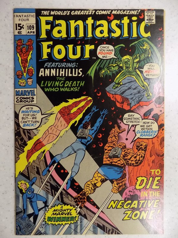 FANTASTIC FOUR # 109 MARVEL HI GRADE