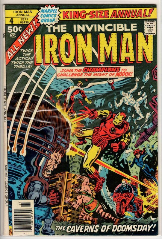 Iron Man Annual #4 (1977) 7.0 FN/VF