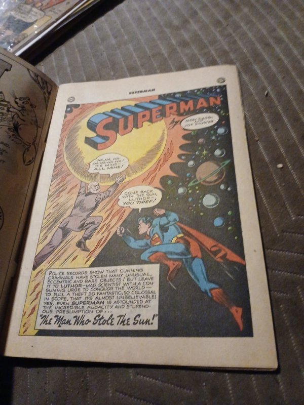 Superman #48 DC Comics 1st Time Travel 1947 Lex Luther Appearance Golden Age