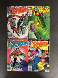 The Uncanny X-Men (1981) #180-183 VF (8.0+) Newsstand run