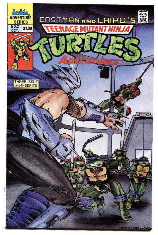 TEENAGE MUTANT NINJA TURTLES ADVENTURES #2 BEBOP and ROCKSTEADY-2nd ISSUE-1988