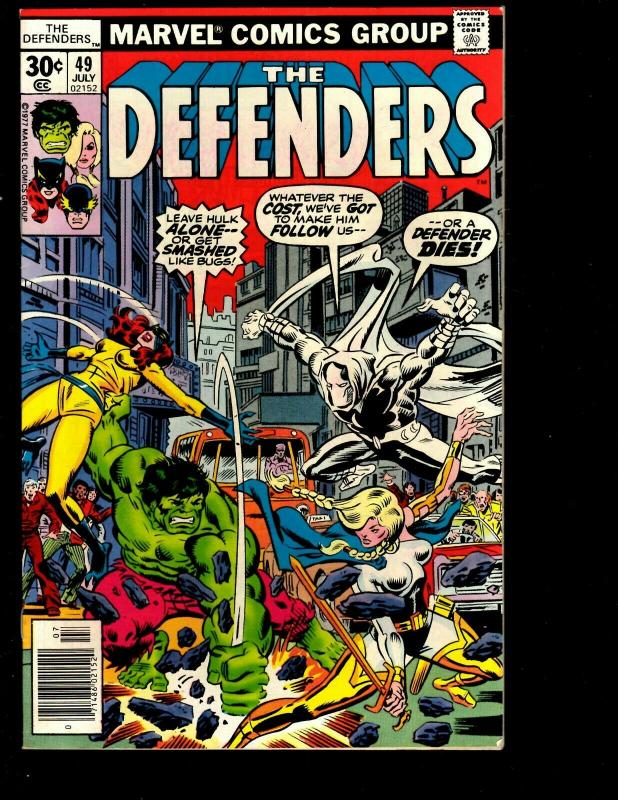 Lot of 11 Defenders Marvel Comic Books 40 44 48 49 53 56 57 92 98 101 129 JF10