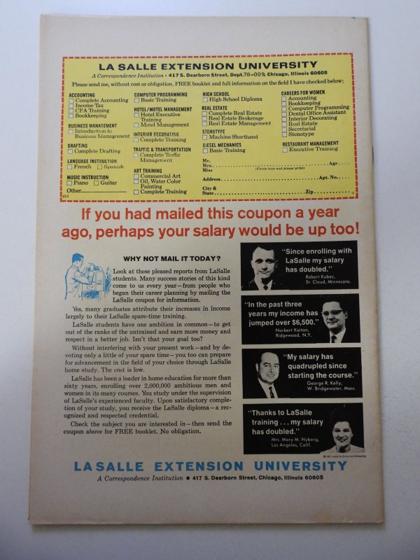 Sgt. Fury #100 FN+ Condition