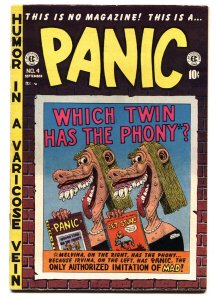 Panic #4 1954- EC Comics-John Wayne Parody-Infinity cvr 