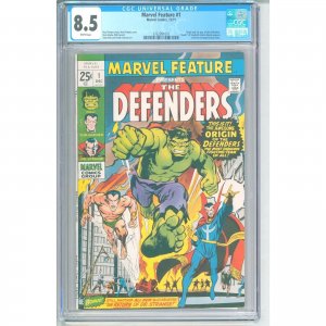 1971 Marvel Comics #1 CGC 8.5 1st Defenders!