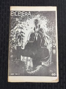 1973 ETCETERA 44pg Fanzine #3 VG 4.0 Dracula Cover / Moench Monsters Unleashed