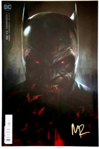 DC VS.VAMPIRES #1 FRANCESCO MATTINA MINIMAL VARIANT SIGNED MATTHEW ROSENBERG COA