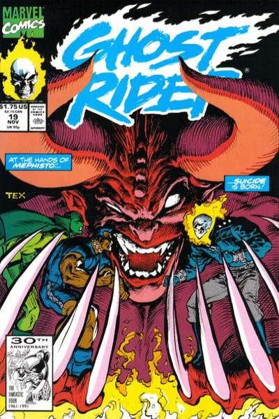 Ghost Rider (1990 series) #19, VF+ (Stock photo)