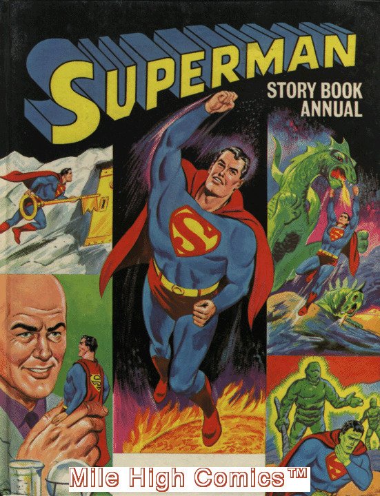 SUPERMAN STORY BOOK ANNUAL U.K. HC #1968 Very Fine