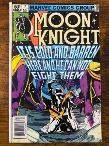 Moon Knight #7 Newsstand Edition (1981)