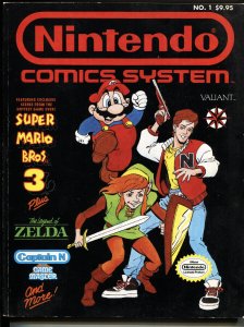 Nintendo Comics System #1--1990--Valiant--comic magazine