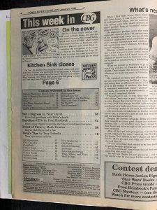 1999 COMICS BUYERS GUIDE Newspaper #1312 FN+ 6.5 Did You Kill Jason Todd?