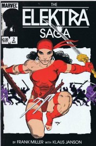 Elektra Saga #2 ORIGINAL Vintage 1984 Marvel Comics GGA