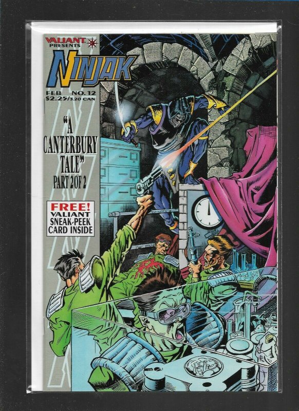 Ninjak (1994 series) #12 in Near Mint condition. Valiant comics nw08