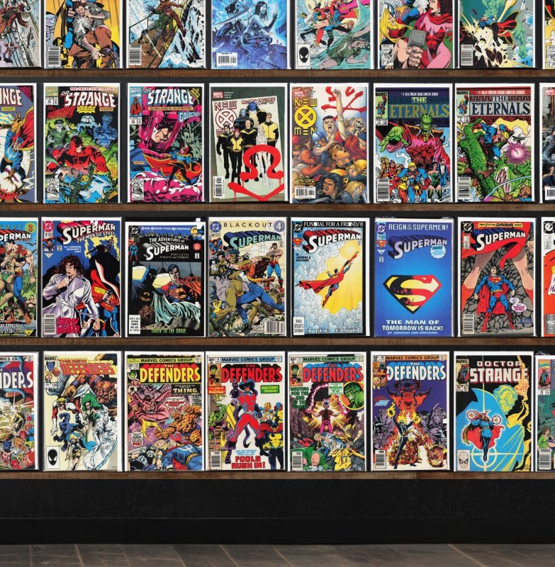 Huge Lot 150+ Comics with Elfquest, Superman, New X-Men, The Defenders & More!