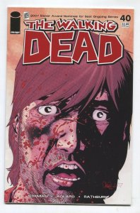 THE WALKING DEAD #40 (9.2) BLOODY, SHOCKED RICK 2007
