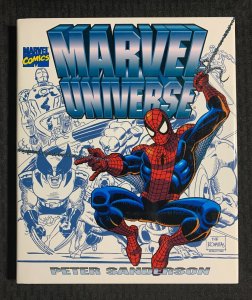 1996 MARVEL UNIVERSE by Peter Sanderson HC/DJ NM/VF Harry N Abrams 256pgs