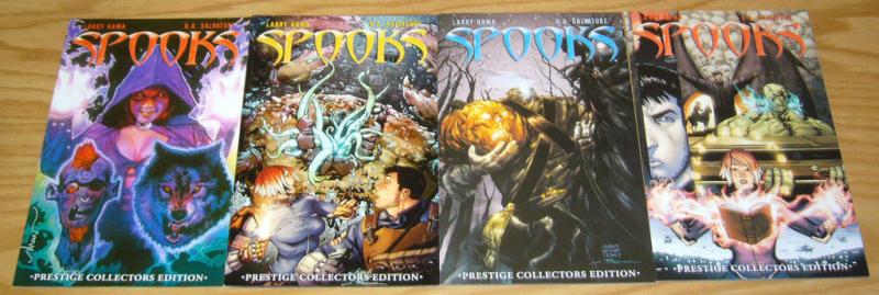 Spooks #1-4 VF/NM complete series R.A. SALVATORE all prestige collectors variant